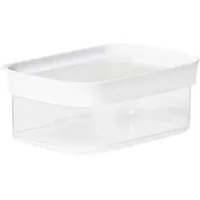 Emsa Optima rechteckig transparent/weiß 0,45 l