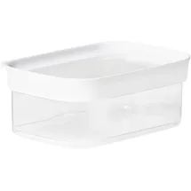 Emsa Optima rechteckig transparent/weiß 0,45 l