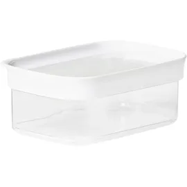 Emsa Optima rechteckig transparent/weiß 0,45 l
