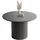 idohome Esstisch 160 x 77 x 120 cm schwarz