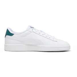 Puma Smash 3.0 L Damen Weite E Weiß/Malachit/Gold 41