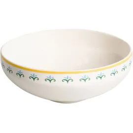 Beliani Tarragon Tafelservice 24-tlg. Weiß/Grün