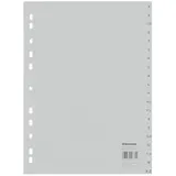 SOENNECKEN Register 1524 DIN A4 A-Z volle Höhe PP grau