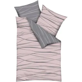Traumschlaf Bibermotion Gestreift Rosa 240 x 220 cm + 2 x 80 x 80 cm