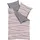 Traumschlaf Bibermotion Gestreift Rosa 240 x 220 cm + 2 x 80 x 80 cm