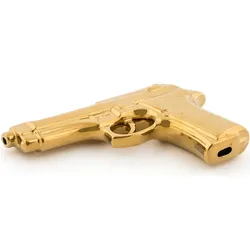 Memorabilia Dekoration my gun goldfarben limitierte Auflage
