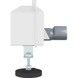 vidaXL Duschablauf 90 x 0 x 0 cm Silber