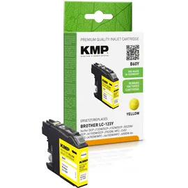 KMP B60Y Druckerpatrone 1 Stück(e) Kompatibel Gelb