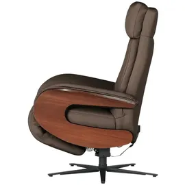 HIMOLLA Ledersessel 7818 Dunkelbraun