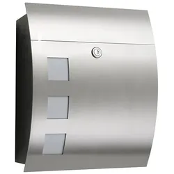 CMD Briefkasten mit Fenster 46 (Namensgravur: keine Namensgravur)