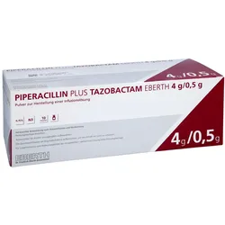 PIPERACILLIN plus Tazobactam Eberth 4 g/0,5 g 10 St