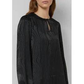 s.Oliver Fließendes Jacquardkleid Kleid Schwarz 38