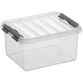 SUNWARE Q-line Aufbewahrungsbox 20 x 15 x 10,5 cm 2-tlg. transparent