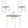 roba Kindersitzgruppe Woody 3-tlg. Holz/MDF lackiert weiß
