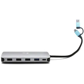 iTEC i-tec USB3.0 USB-C/Thunderbolt 3x Diplay Metal Nano Dock LAN PD 100W