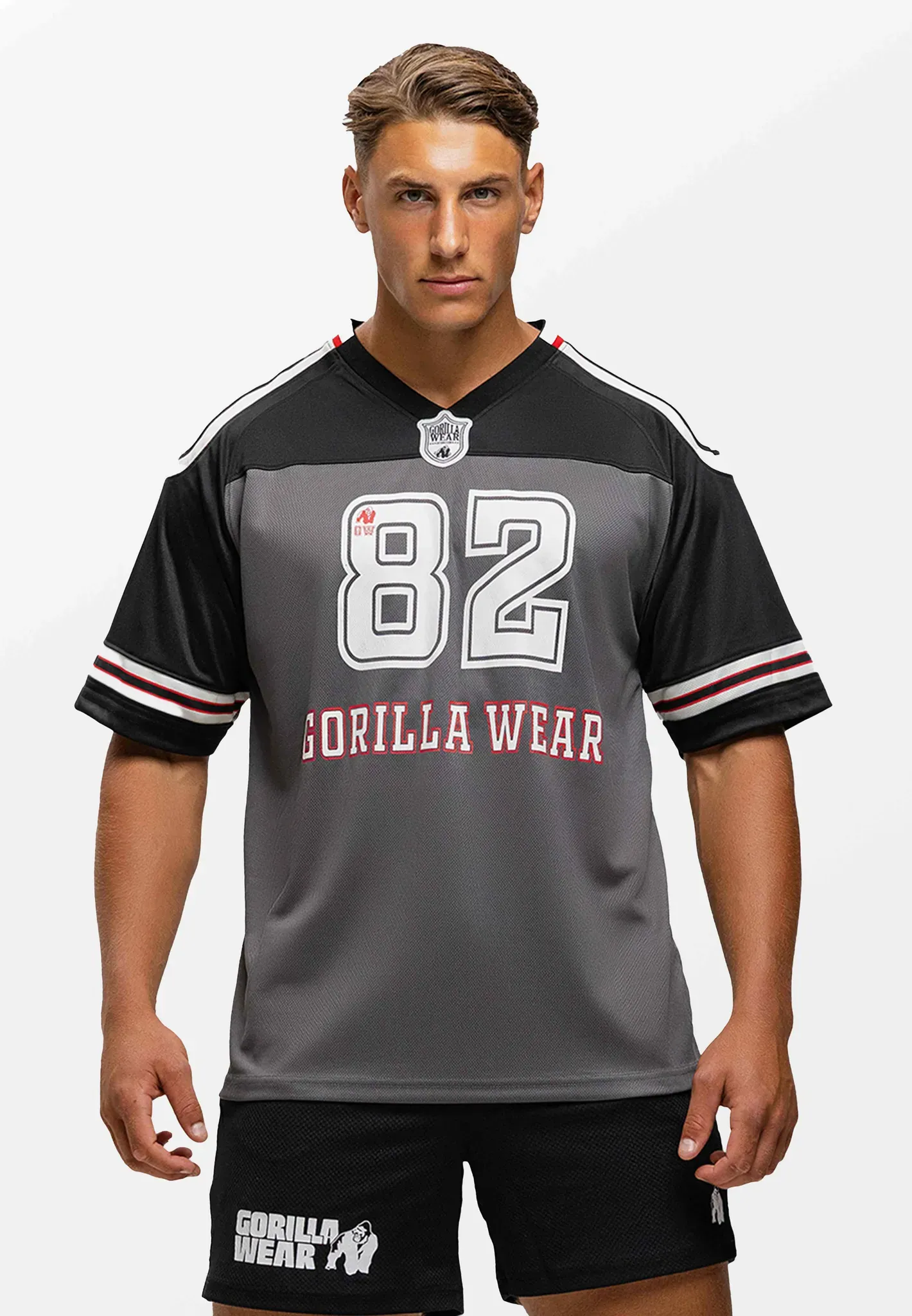 Tyler Football Jersey - Schwarz/Weiß
