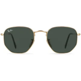 Ray-Ban Hexagonal Flat Lenses RB3548N 001 51-21 gold/green classic