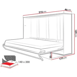 Mirjan24 Concept Pro II 140 x 200 cm Grau