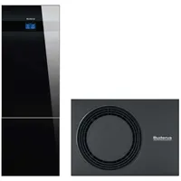 Buderus Luft-Wasser-Wärmepumpe Logaplus WLW186i-7 AR T180 schwarz