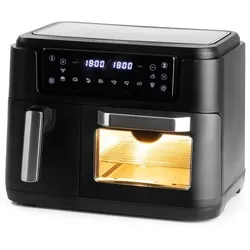 GOURMETmaxx Heißluft-Ofen & Fritteuse 2in1 1550W schwarz/Edelstahl Digital