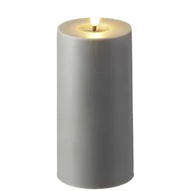 Möbel Kraft LED Kerze 17 cm grau