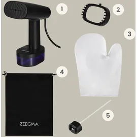 Zeegma STEAMEE 2in1 Dampfbügeleisen schwarz