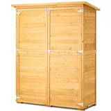 Vevor Geräteschuppen Geräteschrank Gerätehaus, Gartenschrank 1400x600x1715mm