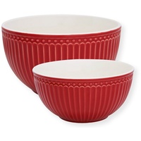 GREENGATE Alice Servierschale Set red