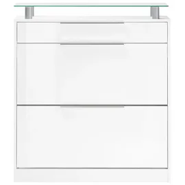 borchardt Möbel Oliva 89 x 0 x 0 cm 2 Doppeltrommeln, 1 Schubkasten weiß