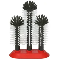 Fuchs gastro Gläserspülbürste Gläserspüler Gläserbürste 2x18cm & 1x25cm mit