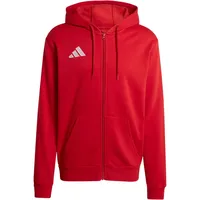 adidas Entrada 26 Kapuzenjacke Herren Team Power Red 2/White XS
