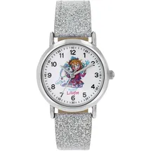 Prinzessin Lillifee 2100473 Kunstledergehäuse Silber Armbanduhr Silber