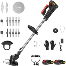 CONENTOOL Akku Rasentrimmer inkl. 2 x 2,0 Ah