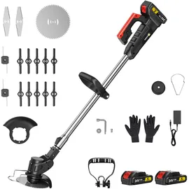 CONENTOOL Akku Rasentrimmer inkl. 2 x 2,0 Ah