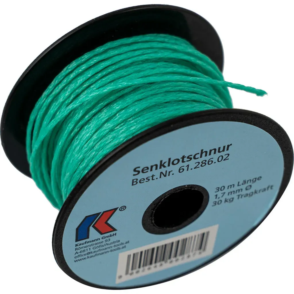 Senklotschnur geflochten -  30 / grün