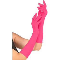 Neon Handschuhe in Pink - OS