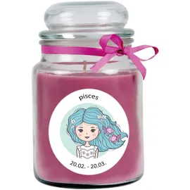 HS Candle Sternzeichen Duftkerze 300 g weiß