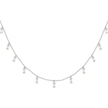 Cai caï Collier 925/- Sterling Silber Zirkonia weiß Ketten Damen