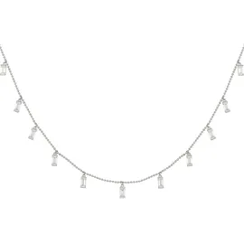 Cai caï Collier 925/- Sterling Silber Zirkonia weiß Ketten Damen