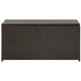 furnicato Gartenbox Poly Rattan 100x50x50 cm Braun (1 St) braun