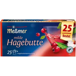 Meßmer Milde Hagebutten-Mischung Früchtetee 25x3 g