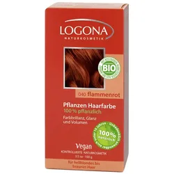 Logona Pflanzen-Haarfarbe-Pulver, Flammenrot