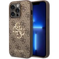 GUESS iPhone 15 Pro Max Hardcase braun