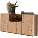 Venda Sideboard, Buche, Kunststoff, 6 Fächer, 150x85x40 cm, individuell planbar, Beimöbel erhältlich, stehend, in verschiedenen Holzdekoren erhältlich, Wohnzimmer, Kommoden & Sideboards, Sideboards