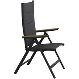 Siena Garden Tesoro Klappsessel 59 x 68 x 110 cm grau