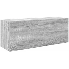 vidaXL Bad-Wandschrank 80 x 25 x 30 cm Grau