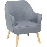 Beliani Sessel Grau