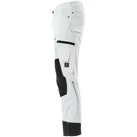 Mascot International GmbH Mascot Hose mit Knietaschen, Stretchstoff Hose Größe 90C54, weiss