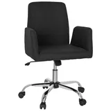 MID.YOU Drehstuhl Flow 54 x 95 x 44 cm Schwarz