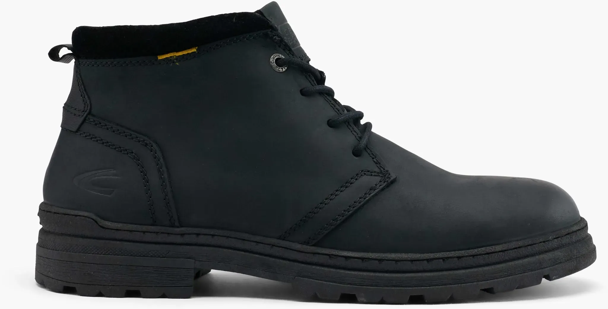 Camel Active Schnürstiefelette Schwarz, Herren, Größe: 40, Material: Leder/Textil - Camel Active Schnürstiefelette Schwarz, Herren, Größe: 40, Material: Leder/Textil - man - Schwarz